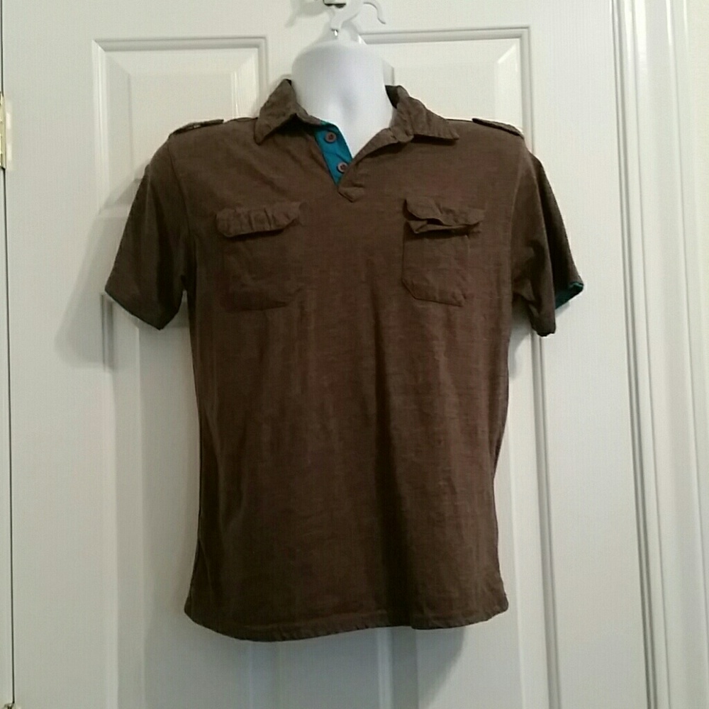 Counter intelligence brown short sleeve XL 18/20